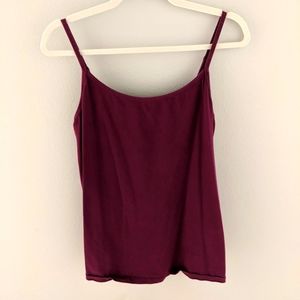 Maroon tank top